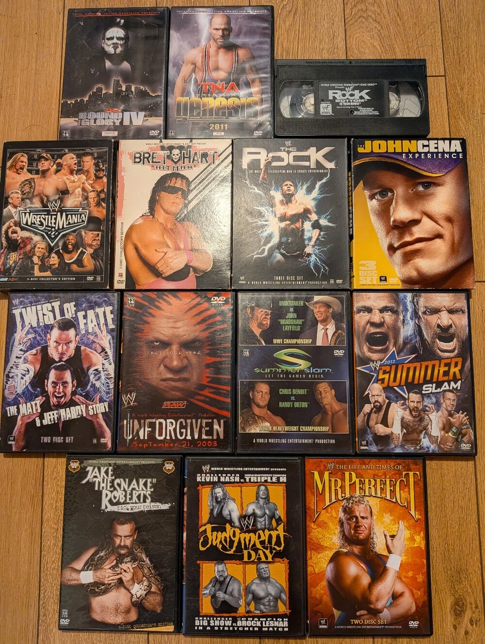 WWE/WWF DVD & VHS Collection
